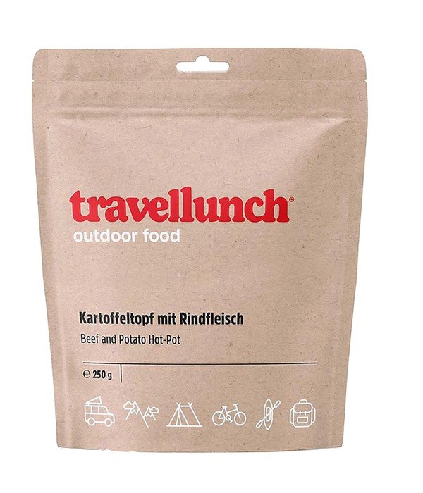 TravelLunch Hlavní jídlo - Hovězí - brambory HOT POT dvojporce, dvojporce, Hovězí - brambory HOT POT